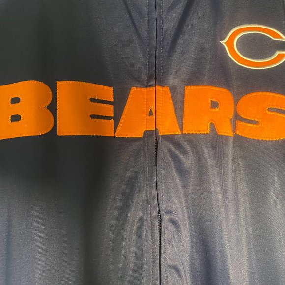 CHICAGO BEARS NFL TEAM APPAREL TRACK JACKET SIZE MENS XLT - Picture 7 of 11